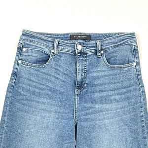 Liverpool Los Angeles Womens Wide Leg Jeans Medium Blue High Rise Size 10/30